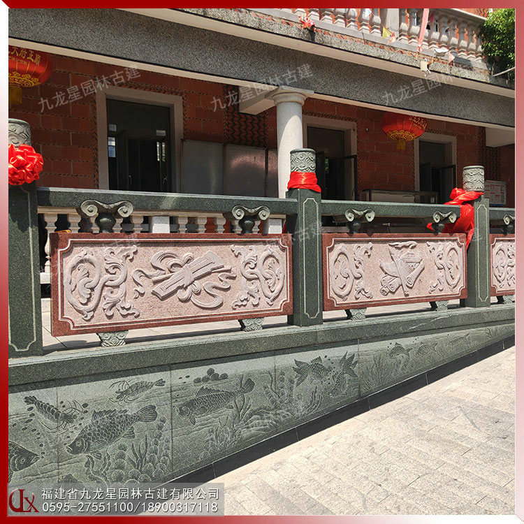 景區石雕欄桿圖片